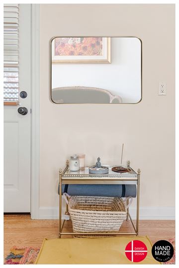 BLACK WEEK - Capella Spejl - 76x56 cm - Guld